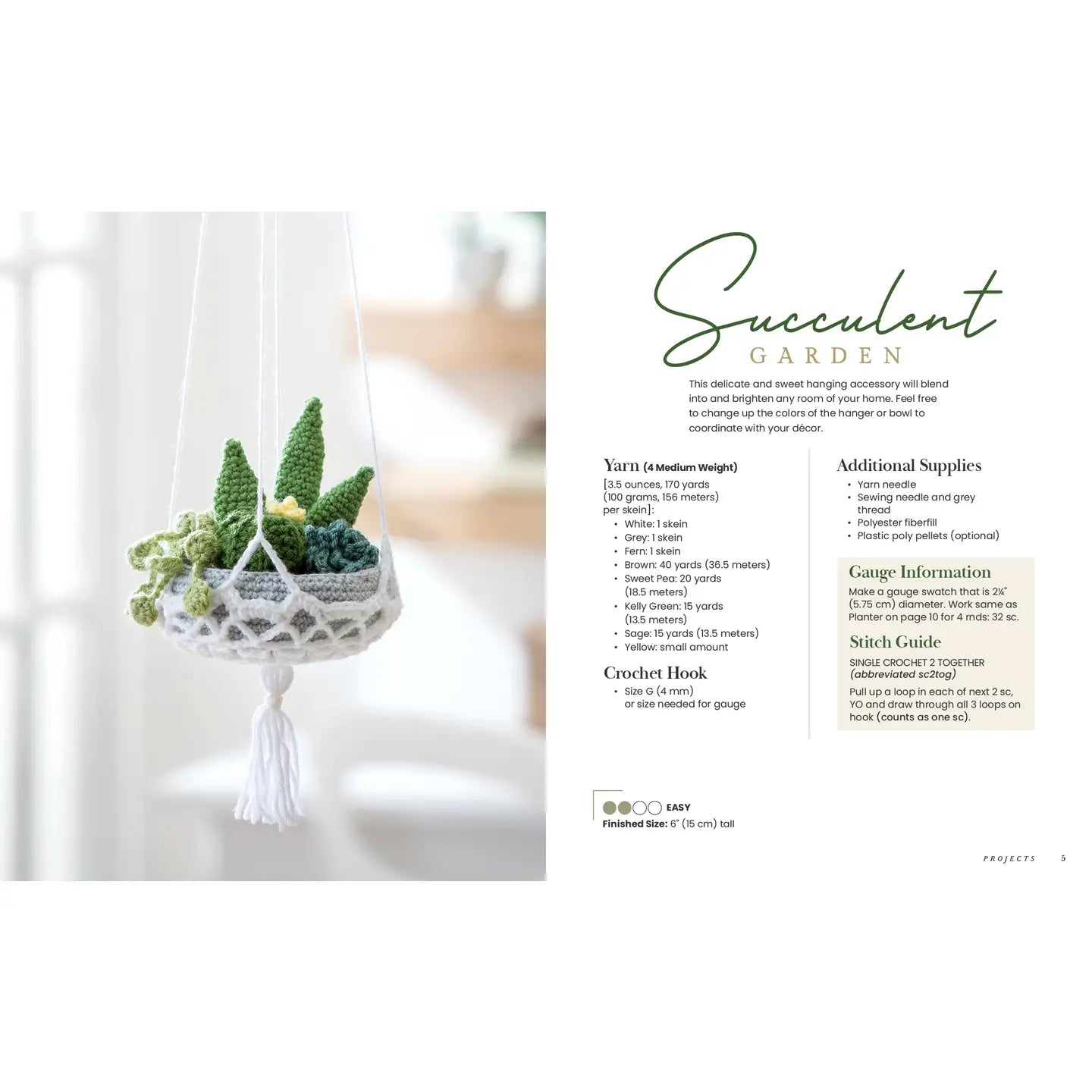 Modern Crochet Garden