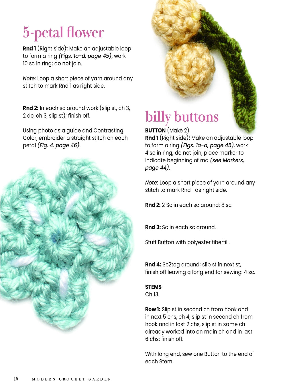 Modern Crochet Garden