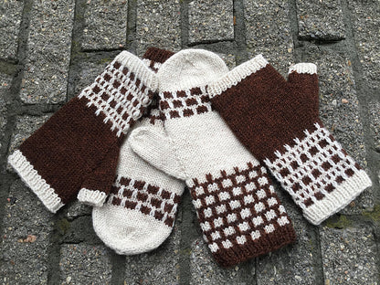 Easy Slip Stitch Mitts Knitting Kit