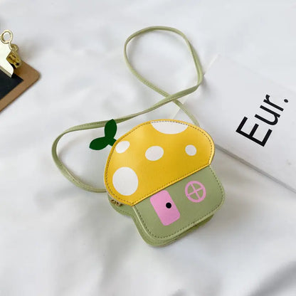 Mushroom-Shaped Mini Shoulder Bag