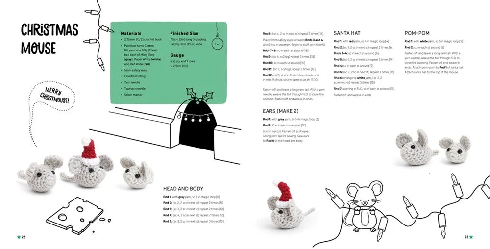 Kawaii Crochet Christmas: 40 super cute amigurumi patterns for the festive season