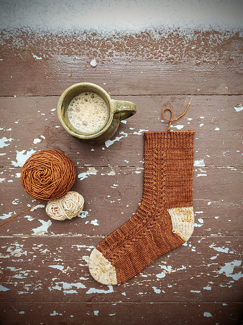Woodland Winter Sock Collection - Cuff Down