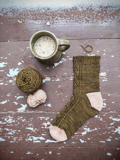 Woodland Winter Sock Collection - Cuff Down