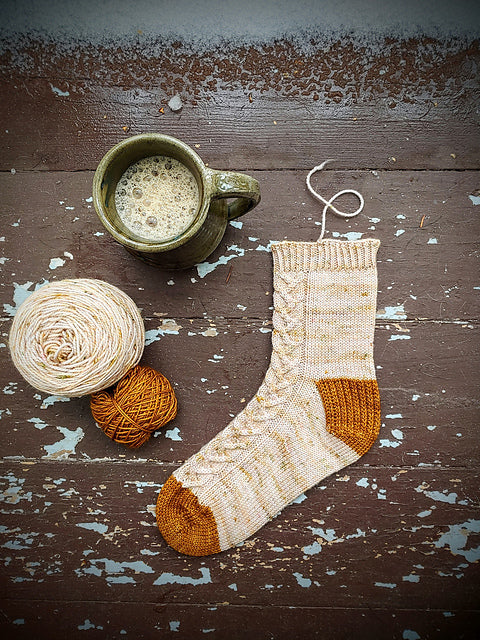 Woodland Winter Sock Collection - Cuff Down