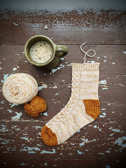 Woodland Winter Sock Collection - Cuff Down