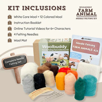 Needle Felting Kit - Farm Collection