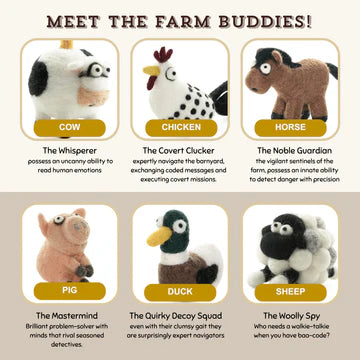 Needle Felting Kit - Farm Collection