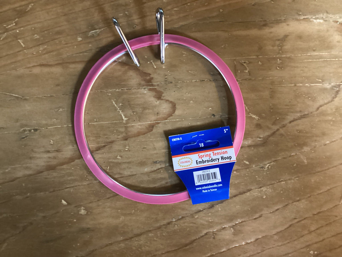 Nylon Hoop Spring Colonial Spring Tension Embroidery Hoop – Warm and Wooly