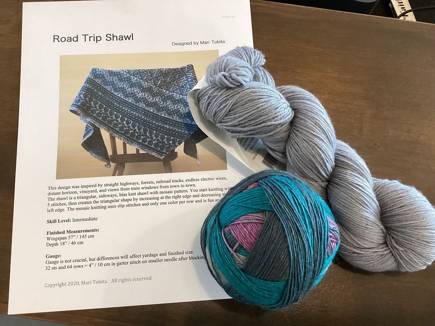 Road Trip Shawl (Knitting) Kit
