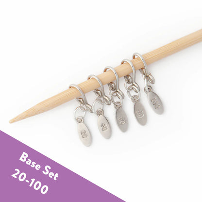 Cast on by 20 Stitch Markers