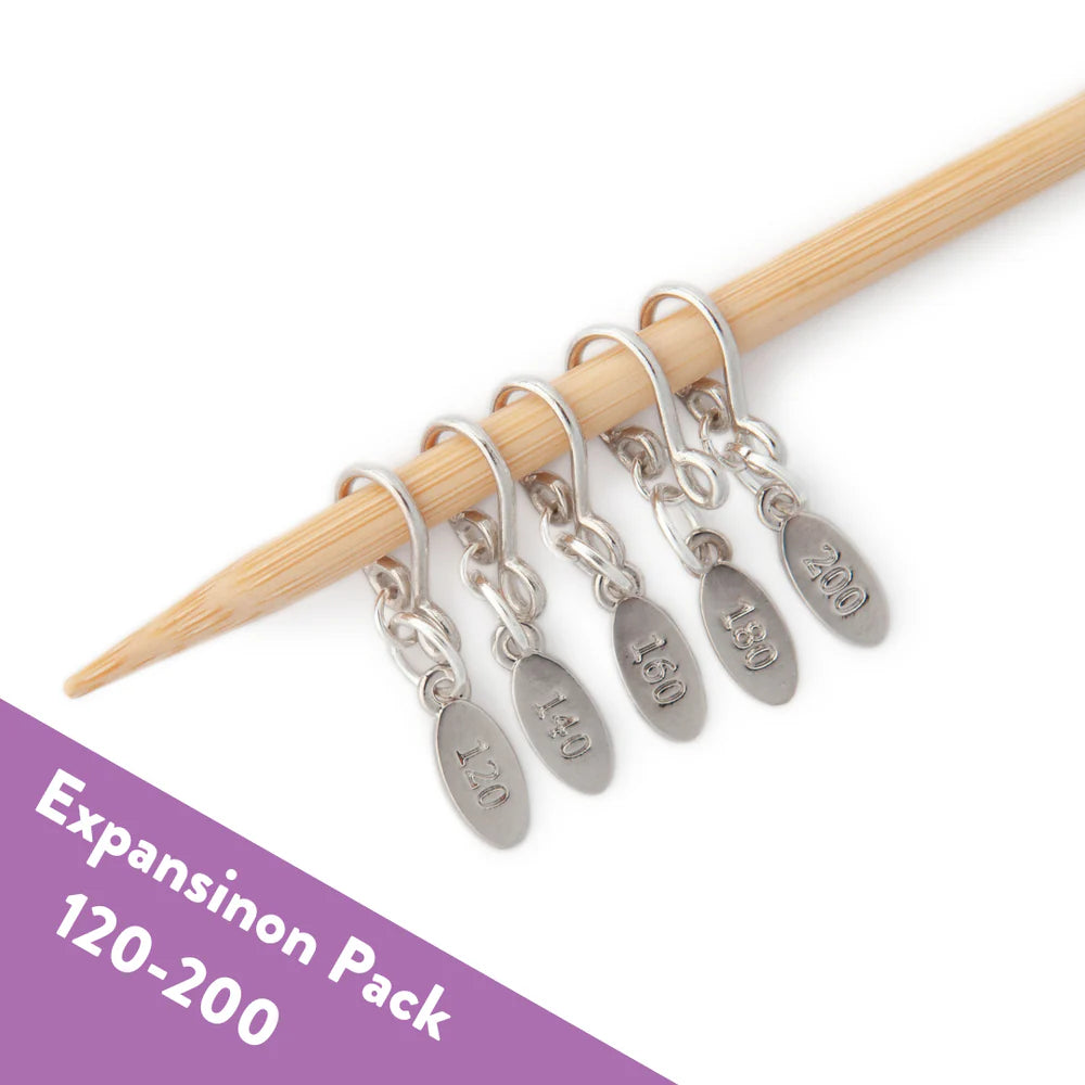 Cast on by 20 Stitch Markers