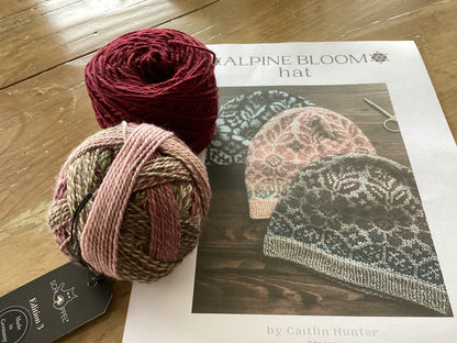 Alpine Bloom Hat (Knitting) Kit