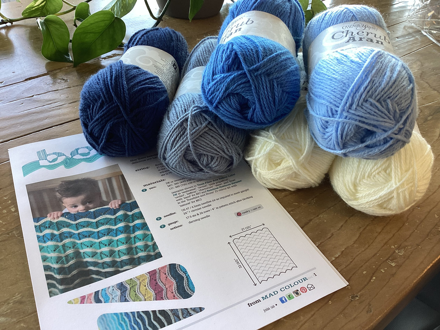 Bounce Baby Blanket (Knitting) Kit