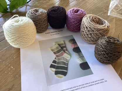 Color Palette Socks (Knitting) Kit