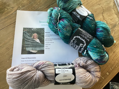 Tesserae Shawl (Crochet) Kit