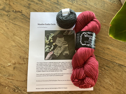 Meadow Scatter Socks (Knitting) Kit