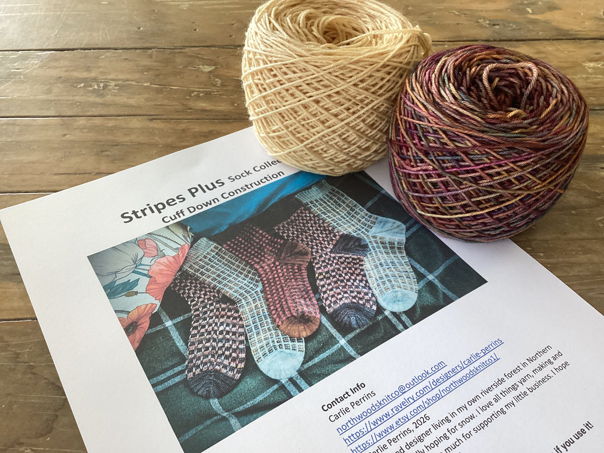 Stripes Plus Sock Collection (Knitting) Kit