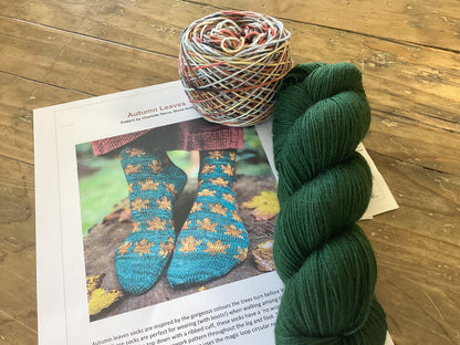 Autumn Leaves Sock (Knitting) Kit