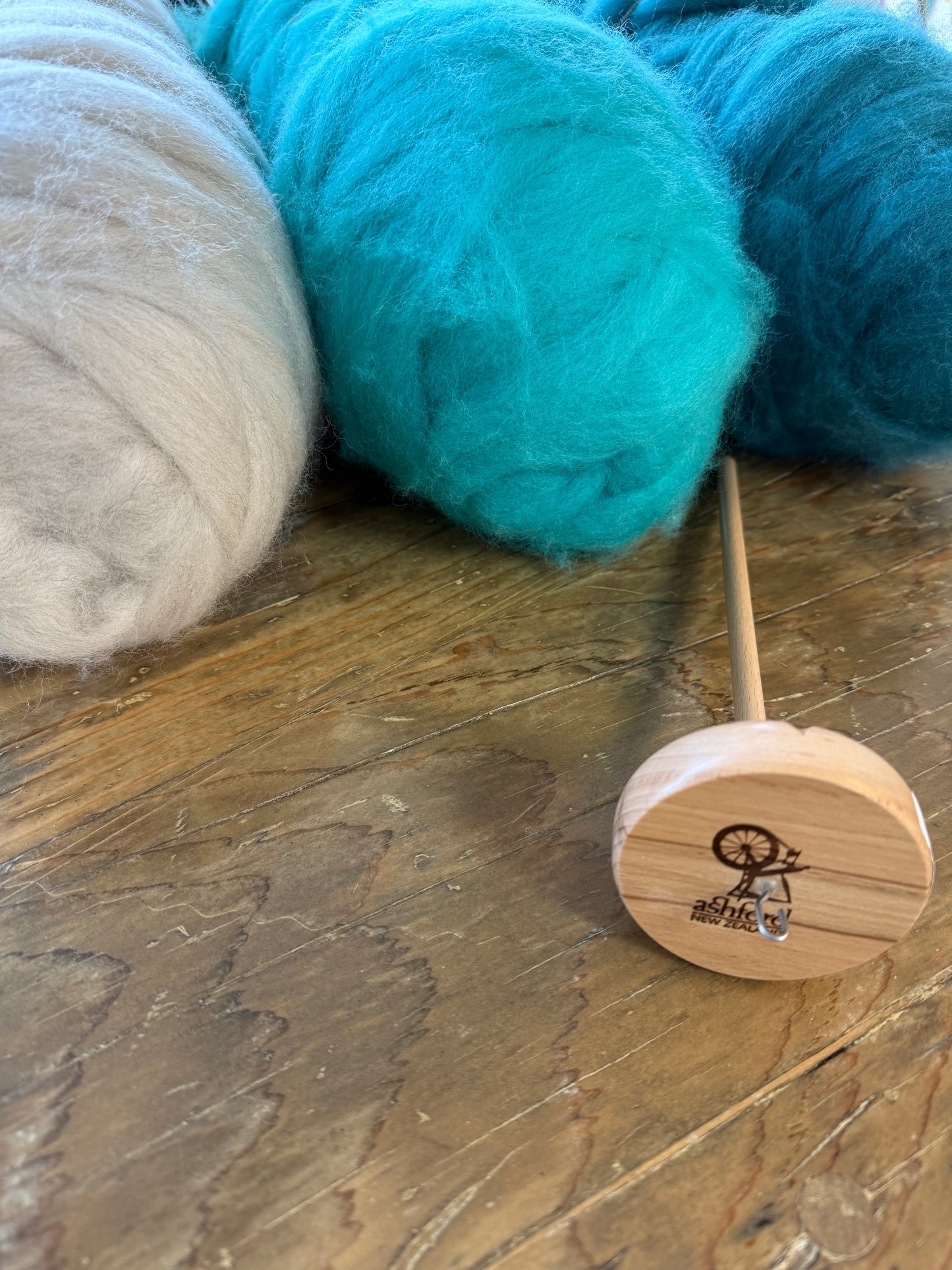 Drop Spindle/Fiber Bundle