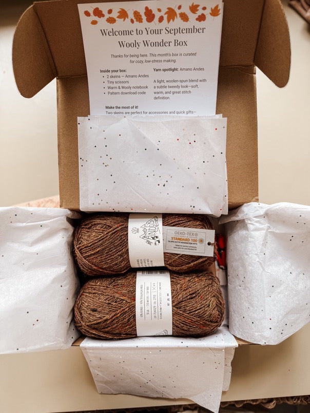 Wooly Wonder Box - A Monthly Creative Surprise
