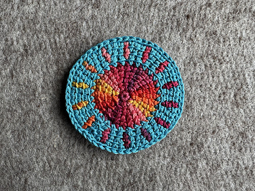 Tunisian 201: Little Sun Coasters