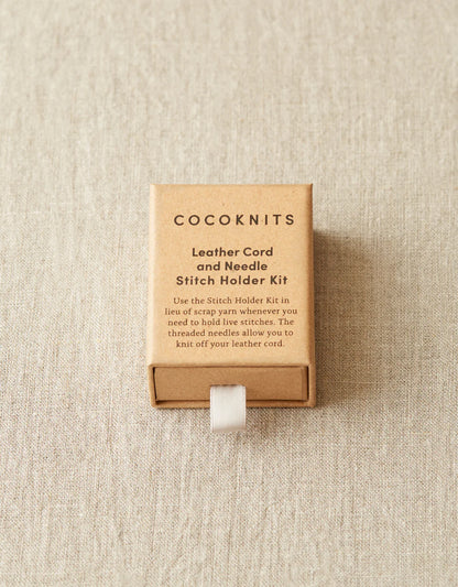 Leather Cord and Needle Stitch Holder Kit