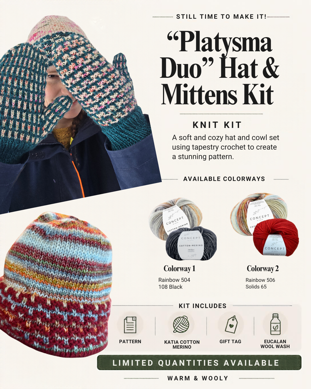 Still Time to Make It — Platysma Duo Knit Kit
