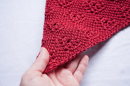 Tunisian Crochet 201: Rotes Meer Bandana