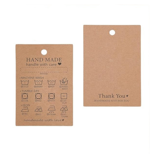 Handmade with Care Gift Tags (pack of 12)