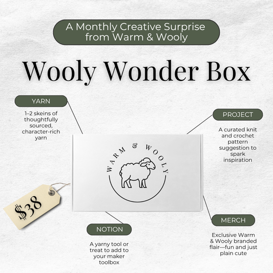 Wooly Wonder Box - A Monthly Creative Surprise