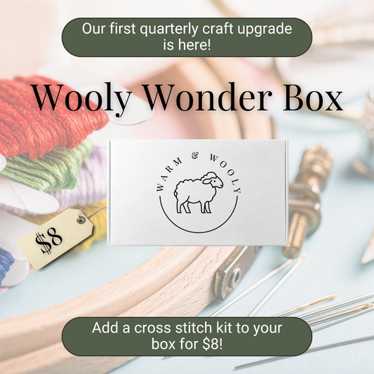 Wooly Wonder Box: Quarterly Craft Upgrade