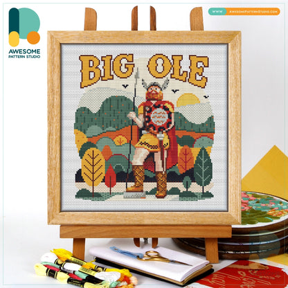 Counted Cross Stitch Kit by Awesome Pattern Studio