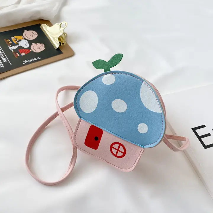 Mushroom-Shaped Mini Shoulder Bag