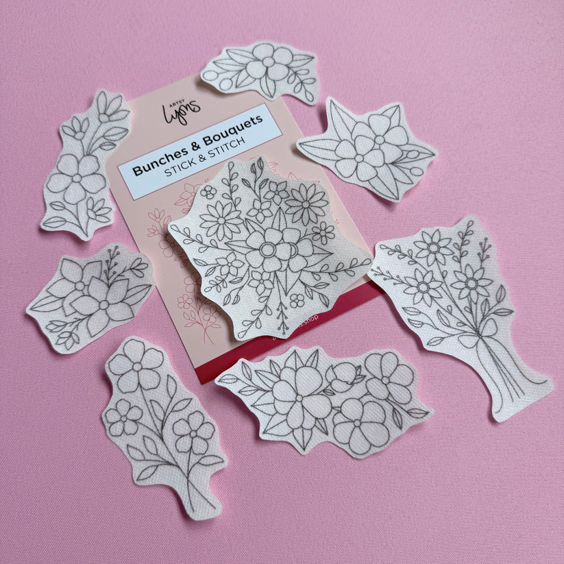 Artsy Lyons Stick & Stitch Embroidery