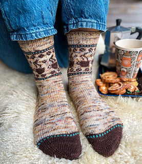 Coffee Break Sock (Knitting) Kit