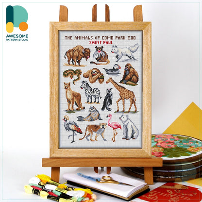 Counted Cross Stitch Kit by Awesome Pattern Studio