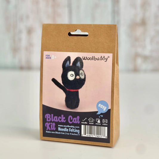 Black Cat Needle Felting Kit
