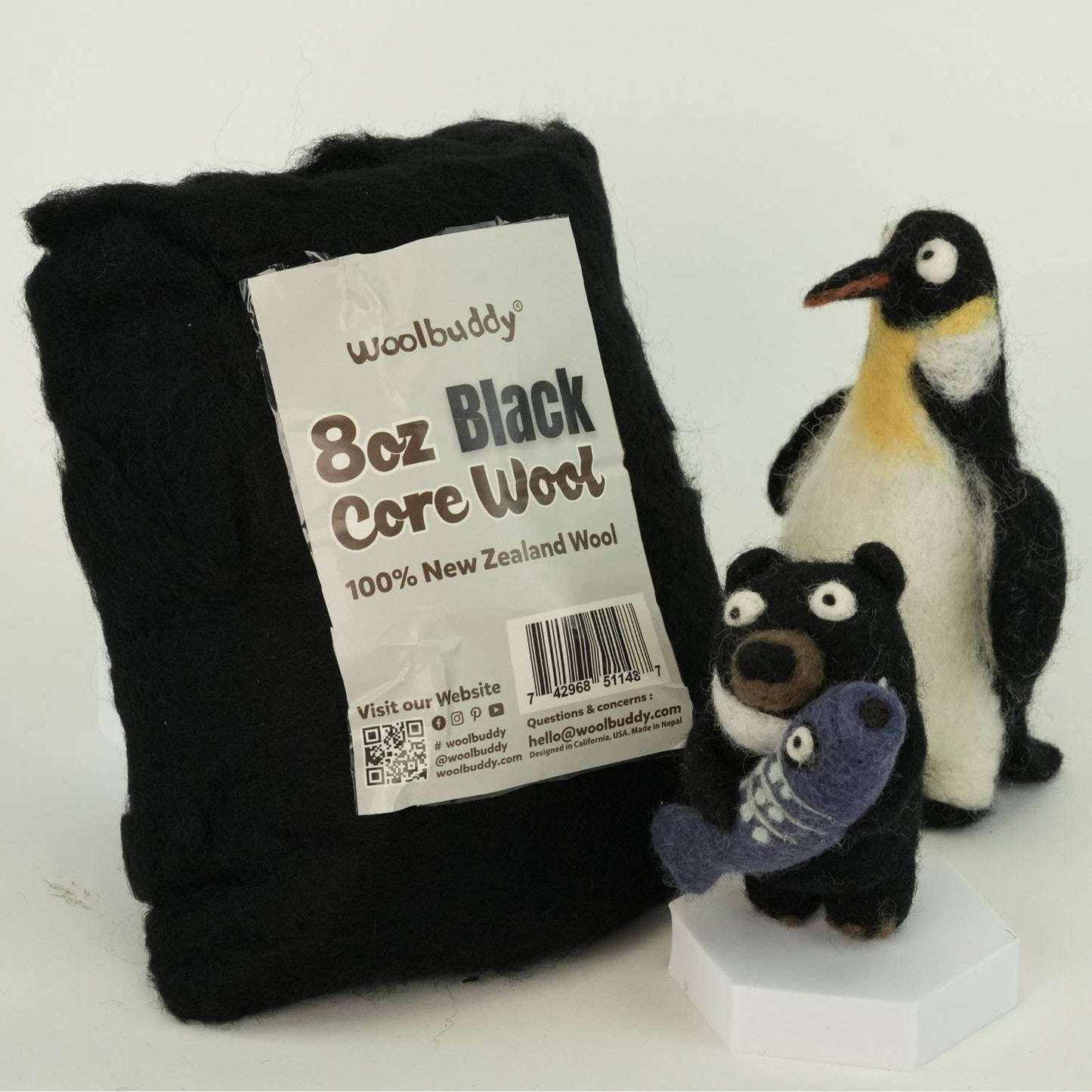 8oz Core Wool for Needle Felting