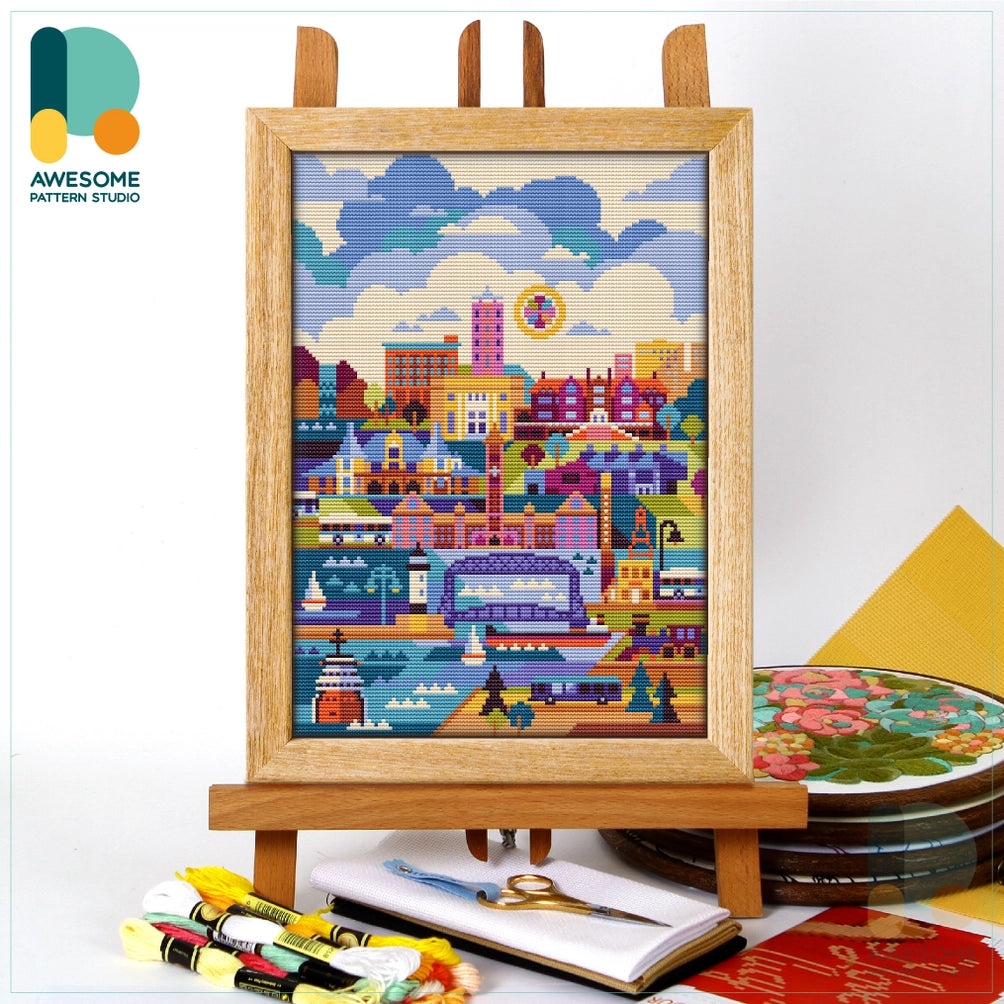 Counted Cross Stitch Kit by Awesome Pattern Studio