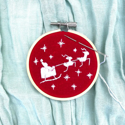 Hand Embroidery Ornament Kit