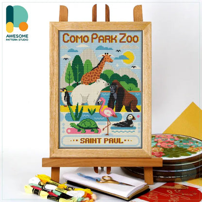 Counted Cross Stitch Kit by Awesome Pattern Studio
