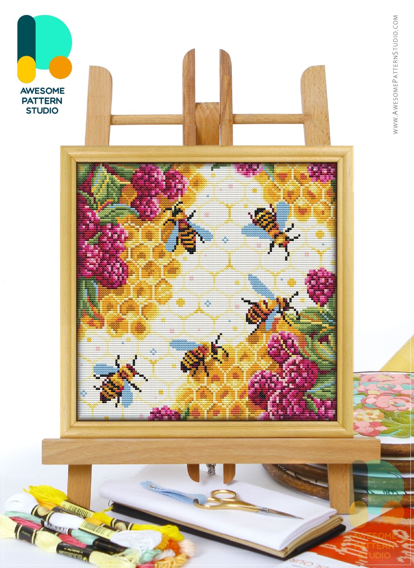 Counted Cross Stitch Kit by Awesome Pattern Studio