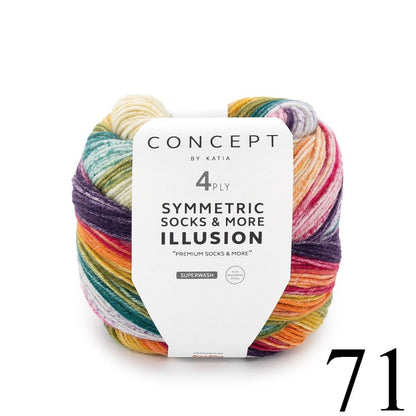 Symmetric Socks Illusion