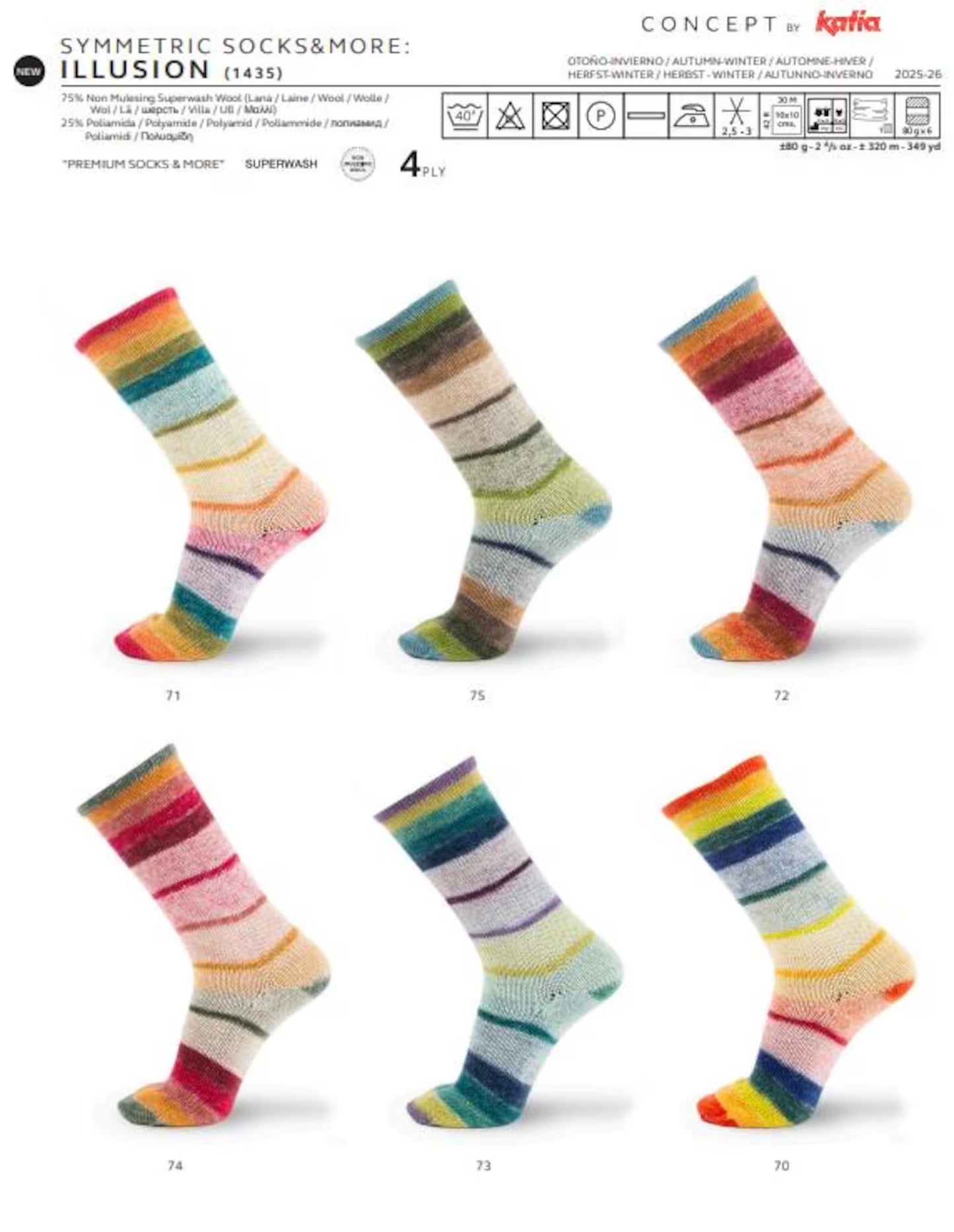 Symmetric Socks Illusion