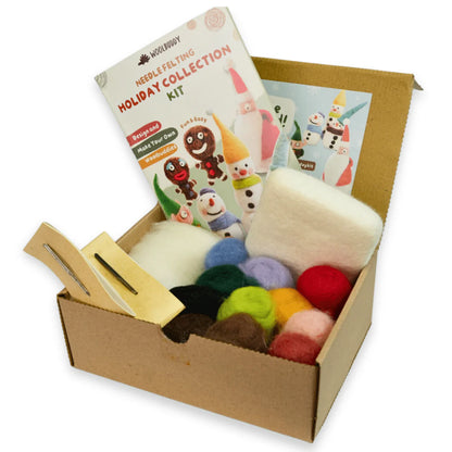 Needle Felting Beginner Kit- Holiday Edition
