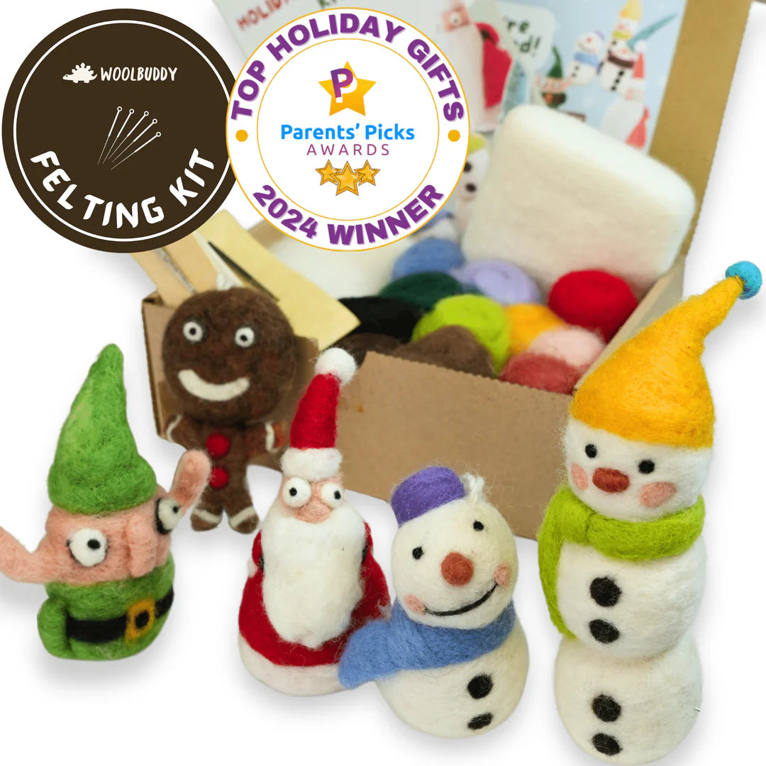 Needle Felting Beginner Kit- Holiday Edition
