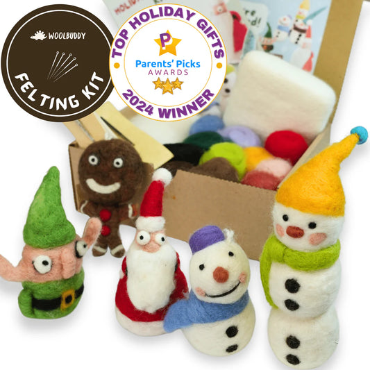Needle Felting Beginner Kit- Holiday Edition