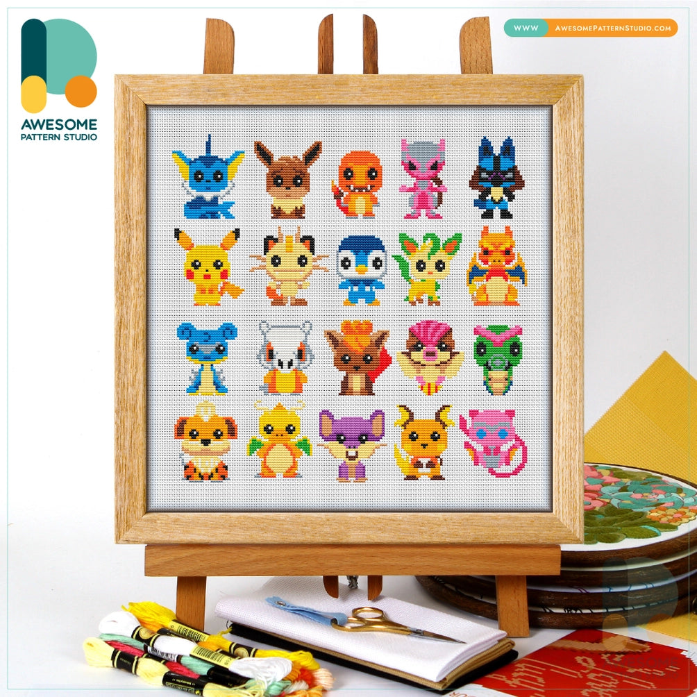 Counted Cross Stitch Kit by Awesome Pattern Studio
