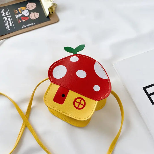 Mushroom-Shaped Mini Shoulder Bag