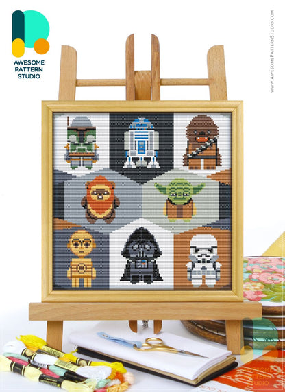 Counted Cross Stitch Kit by Awesome Pattern Studio